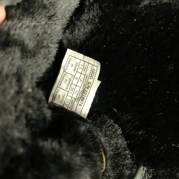 Ugg Jerene Boot Black Size 7.5 Original Dustbag - Picture 9 of 10